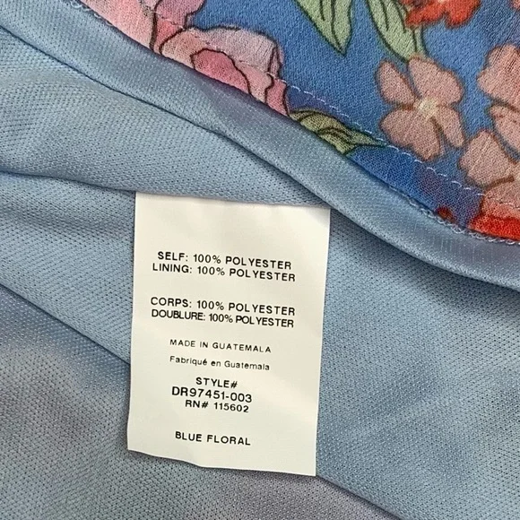 NEW Lush Floral Halter Neck Tie Waist Mini Dress - Picture 11 of 17